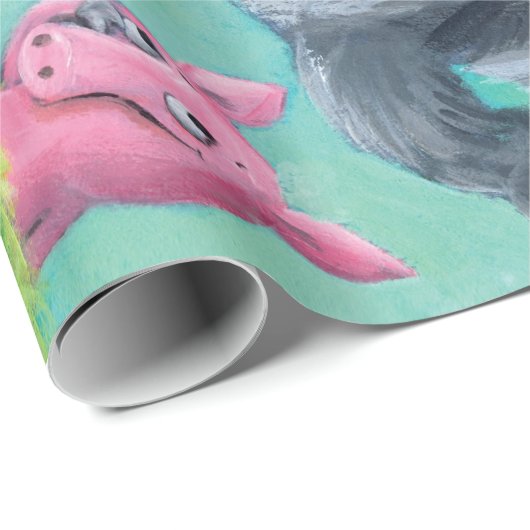 Der große schlechte Wolf Geschenkpapier (Rolleneckpunkt)