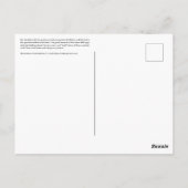 Der große schlechte Wolf Postkarte (Rückseite)