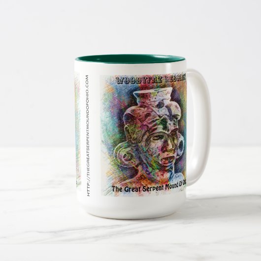Der große Serpent-Berg von Ohio Java Tasse (VorderseiteRechts)