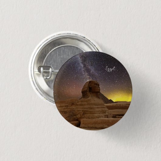 Der große Sphinx von Gizeh Button (Vorne & Hinten)