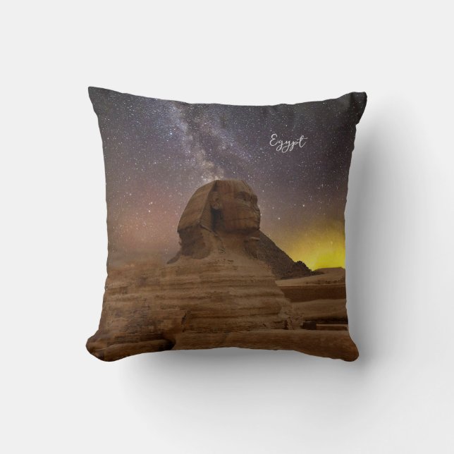 Der große Sphinx von Gizeh Kissen (Vorderseite)