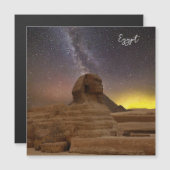 Der große Sphinx von Gizeh Magnetkarte (Vorne/Hinten)