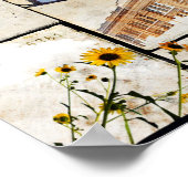 Der große Staat von Texas Print Poster (Ecke)