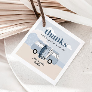 Der große Strand von Boys Surf zum Geburtstag Geschenkanhänger