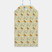 Der große Strand von Nautical Beach zum ersten Geb Geschenkanhänger (Rückseite)