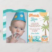 Der große Surf ist zum Geburtstag dank Karten (Vorne/Hinten)