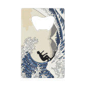 Der große Surfer von Kanagawa Kreditkarten Flaschenöffner (Vorderseite)