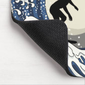 Der große Surfer von Kanagawa Mousepad (Ecke)