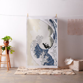 Der große Surfer von Kanagawa Stoff