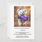 Der große Tag des Kleinen" Einladung (Vorderseite)