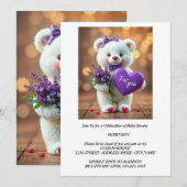 Der große Tag des Kleinen" Einladung (Vorne/Hinten)