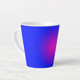 Der große Tag für Blau und Magenta Milchtasse