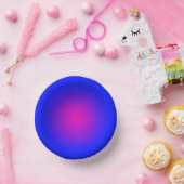 Der große Tag für Blau und Magenta Pappteller (Party)