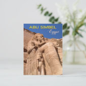 Der Große Tempel Ramesses II in Abu Simbel Postkarte (Stehend Vorderseite)