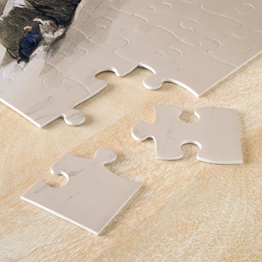 Der Große Tempel von Aboo Simbel von David Roberts Puzzle (Seite)