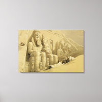 Der Große Tempel von Abu Simbel, Nubia, aus "Ägypt