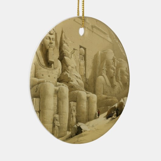 Der große Tempel von Abu Simbel, Nubia, von Keramik Ornament (Rechts)