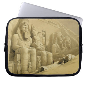 Der große Tempel von Abu Simbel, Nubia, von Laptopschutzhülle