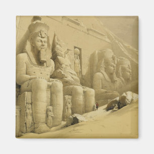 Der große Tempel von Abu Simbel, Nubia, von Magnet