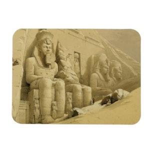Der große Tempel von Abu Simbel, Nubia, von Magnet