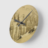 Der große Tempel von Abu Simbel, Nubia, von Runde Wanduhr (Winkel)