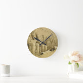 Der große Tempel von Abu Simbel, Nubia, von Runde Wanduhr (Zuhause)