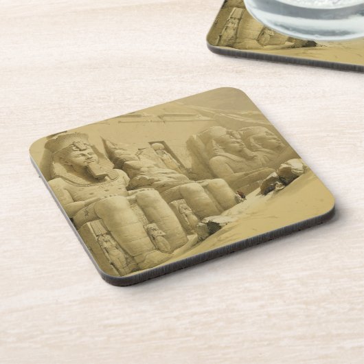 Der große Tempel von Abu Simbel, Nubia, von Untersetzer (Linke Seite)