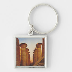 Der große Tempel von Amun bei Karnak Schlüsselanhänger