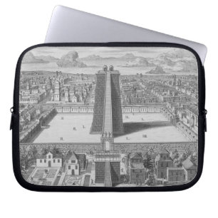 Der große Tempel von Vitsliputsli in Mexiko City, Laptopschutzhülle