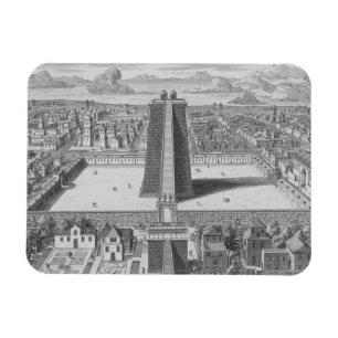 Der große Tempel von Vitsliputsli in Mexiko City, Magnet