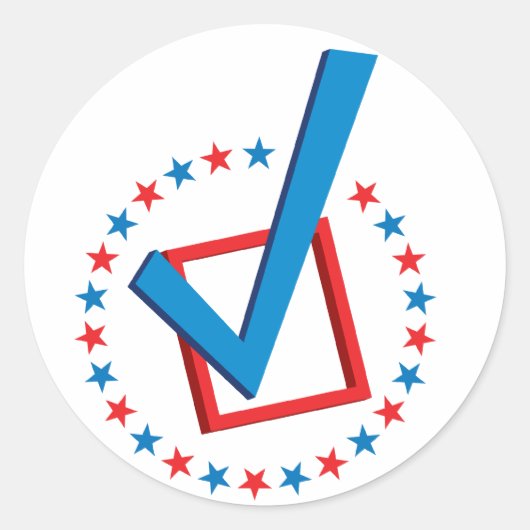 Der große Tick Runder Aufkleber (Vorderseite)