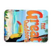 Der große Toucan im Freien Magnet (Horizontal)