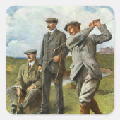 Der große Triumvirat Quadratischer Aufkleber (Vorderseite)