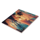 Der große, tropische Strand Fliese (Seite)