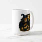 Der Große Verzauberer wird 40: Wizard Birthday Tas Kaffeetasse (VorderseiteRechts)