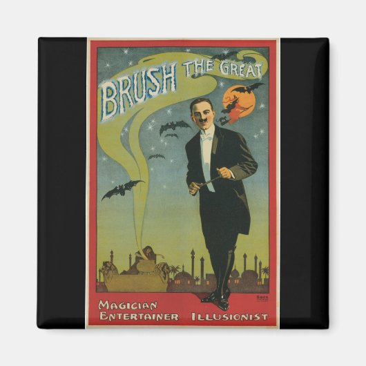 Der große Vintage Magier Magnet (Vorne)