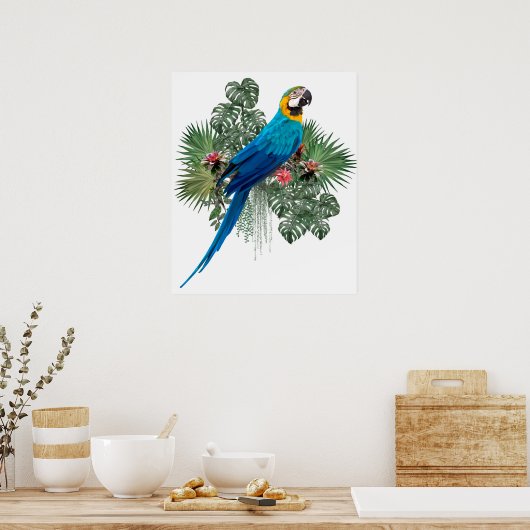 Der große Vogel der Natur Poster (Küche)