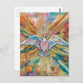 Der große Vogel Postkarte (Vorne/Hinten)