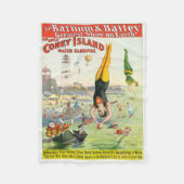 Der große Wasserkarneval der Coney Island Fleecedecke (Vorderseite)