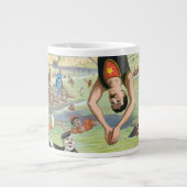 Der große Wasserkarneval der Coney Island Jumbo-Tasse (Vorderseite)