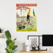 Der große Wasserkarneval der Coney Island Poster (Heimbüro)