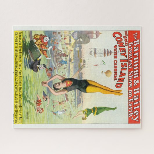 Der große Wasserkarneval der Coney Island Puzzle (Horizontal)