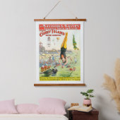 Der große Wasserkarneval der Coney Island Wandteppich Mit Holzrahmen (Schlafzimmer)