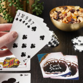 Der große weiße Kartenhai Spielkarten (In Situ)