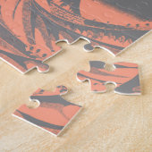 Der große Wellenpfirsich und Grau Puzzle (Seite)