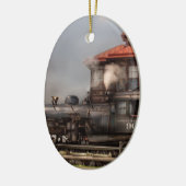 Der große Western 90 Keramik Ornament (Links)