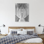 Der große Western, der zum Grand Saloon führt Leinwanddruck (Insitu (Schlafzimmer))