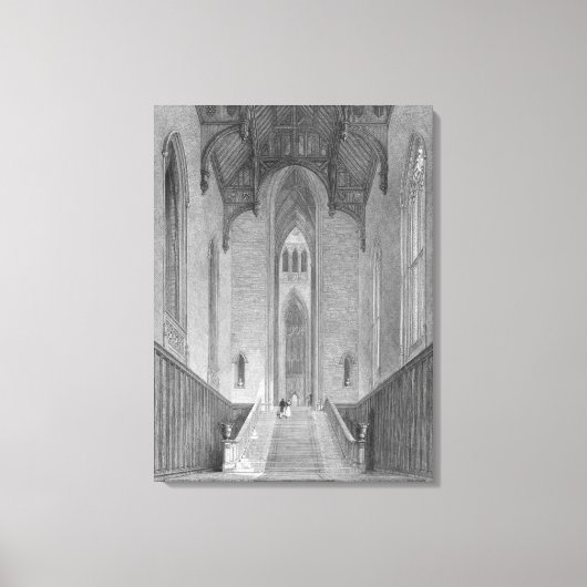 Der große Western, der zum Grand Saloon führt Leinwanddruck (Vorderseite)