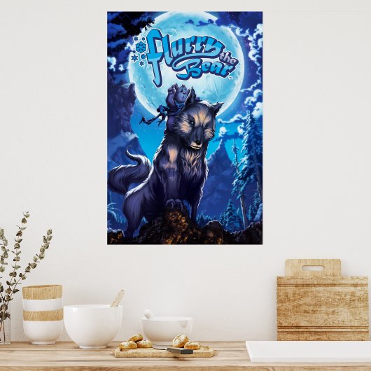 Der große Wunsch Poster (Küche)