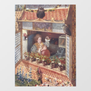 Der große Zauberer Fensteraufkleber